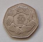 Verenigd Koninkrijk, 50p 1973, entry into EEC, Ophalen of Verzenden, Overige landen, Losse munt