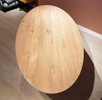 ⚠️OP=OP⚠️Industriële eettafel bald eiken, Ophalen, 100 tot 150 cm, Eikenhout, Ovaal