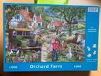 HOP-NIEUW-1000🧩 Orchard Farm, Ophalen of Verzenden, 500 t/m 1500 stukjes, Zo goed als nieuw, Legpuzzel