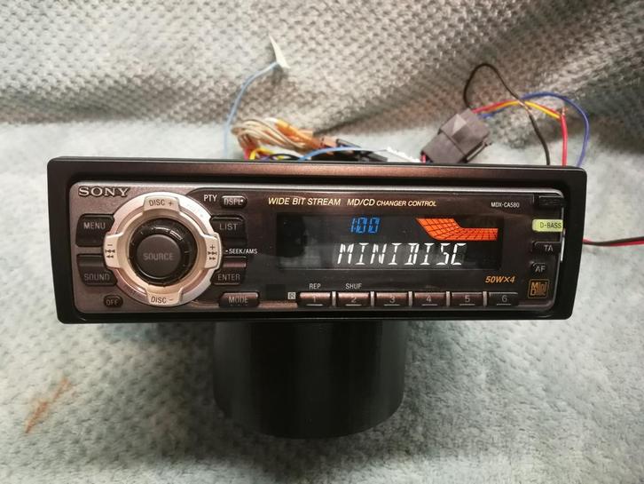 Sony MDX-CA580 MD/CD Minidisc speler i.z.g.s, Auto diversen, Autoradio's, Gebruikt, Ophalen
