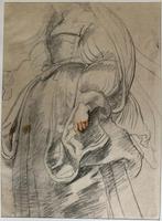 Vrouw / waarschijnlijk P P Rubens, Antiek en Kunst, Kunst | Etsen en Gravures, Ophalen of Verzenden