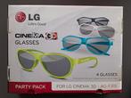 3D brillen van LG: 4pack, 2  dualgame en 1 overzetbril, Nieuw, Ophalen of Verzenden