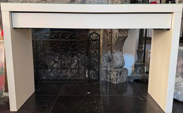 Ikea malm toilettafel + glasplaat - afbeelding 2