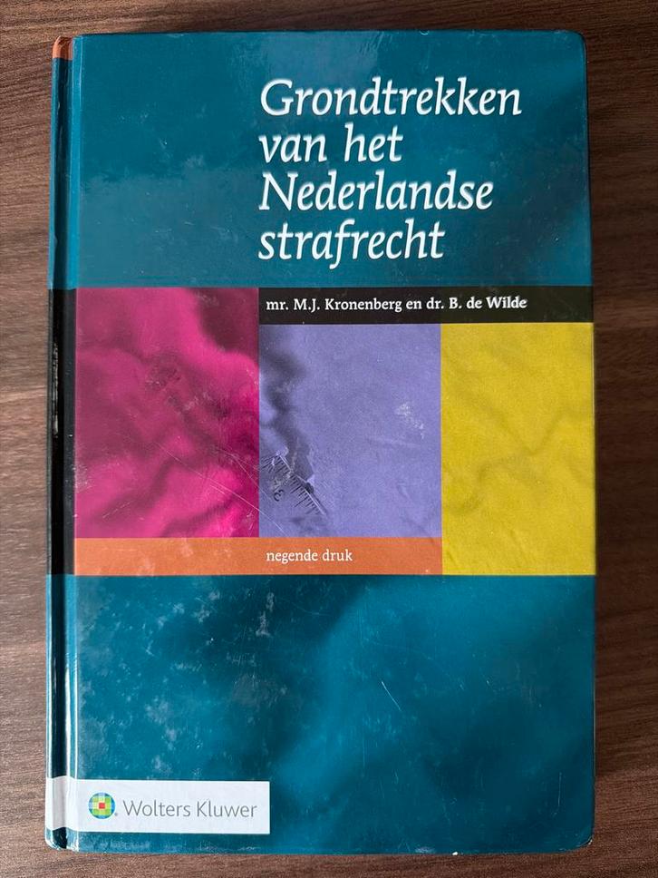 Grondtrekken van het Nederlandse strafrecht, Boeken, Studieboeken en Cursussen, Gelezen, HBO, Alpha, Ophalen of Verzenden