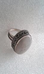zilver Maansteen Ring maat 17.25, Sieraden, Tassen en Uiterlijk, Ringen, 18 tot 19, Verzenden, Wit, Nieuw