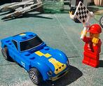 Lego. Race auto van de Shel met lego poppetje., Ophalen of Verzenden, Gebruikt, Complete set, Lego