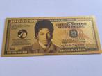 GOUDFOLIE BILJET - MICHAEL JACKSON - USA, Verzenden, Overige landen, Los biljet