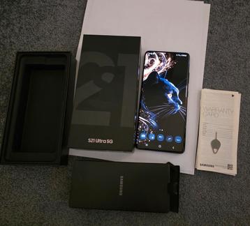 Samsung Galaxy S21 Ultra 256GB Phantom Black beschikbaar voor biedingen