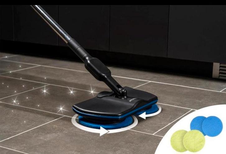 Lichtgewicht dweilmachine met dubbele roterende kop Hyundai, Huis en Inrichting, Schoonmaakartikelen, Mop of Dweil, Ophalen of Verzenden