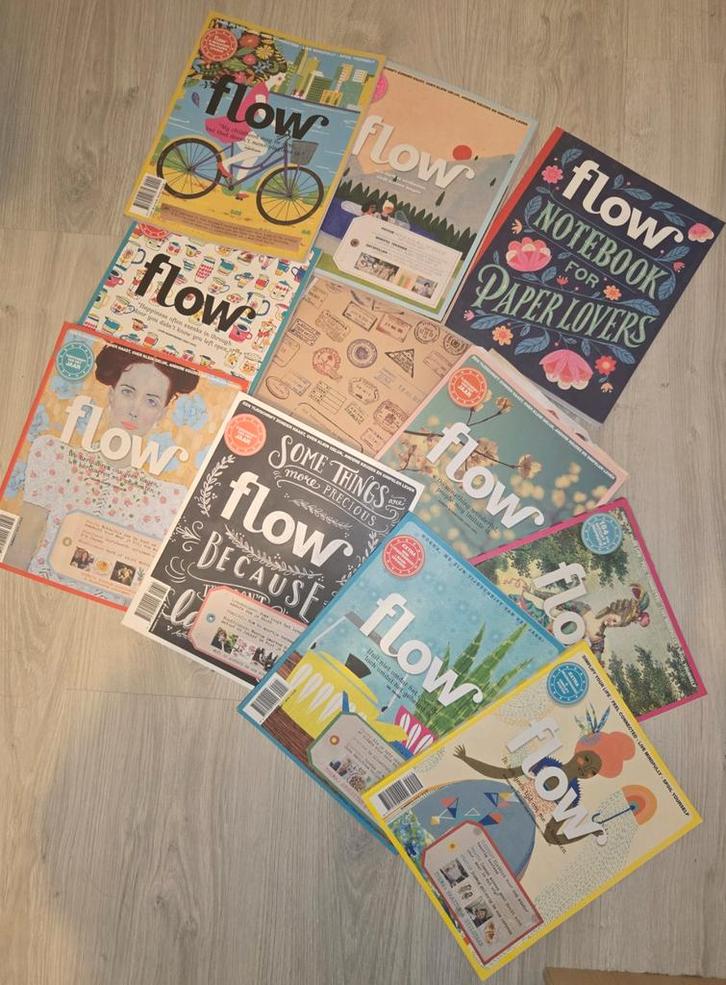 Collectie Flow Magazines, Paper Lovers & Vakantieboeken, Boeken, Tijdschriften en Kranten, Gelezen, Lichaam en Geest, Ophalen