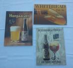 3 kartonnen bier reclame bordjes samen voor 20 Euro, Reclamebord, Plaat of Schild, Ophalen of Verzenden, Zo goed als nieuw