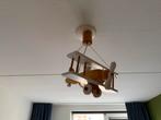 Houten vliegtuig hanglamp, Huis en Inrichting, Ophalen, Zo goed als nieuw, Hout, Minder dan 50 cm