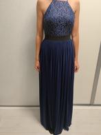 Avondjurk maxi galajurk tule Rare London marinerblauw 34/XS, Rare London, Blauw, Ophalen of Verzenden, Zo goed als nieuw