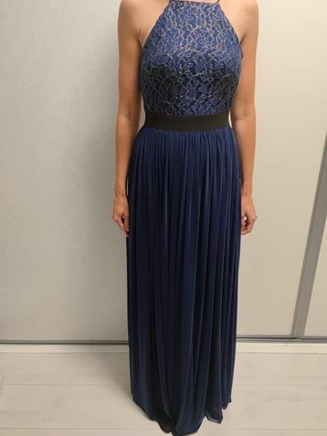 Avondjurk maxi galajurk tule Rare London marinerblauw 34/XS beschikbaar voor biedingen