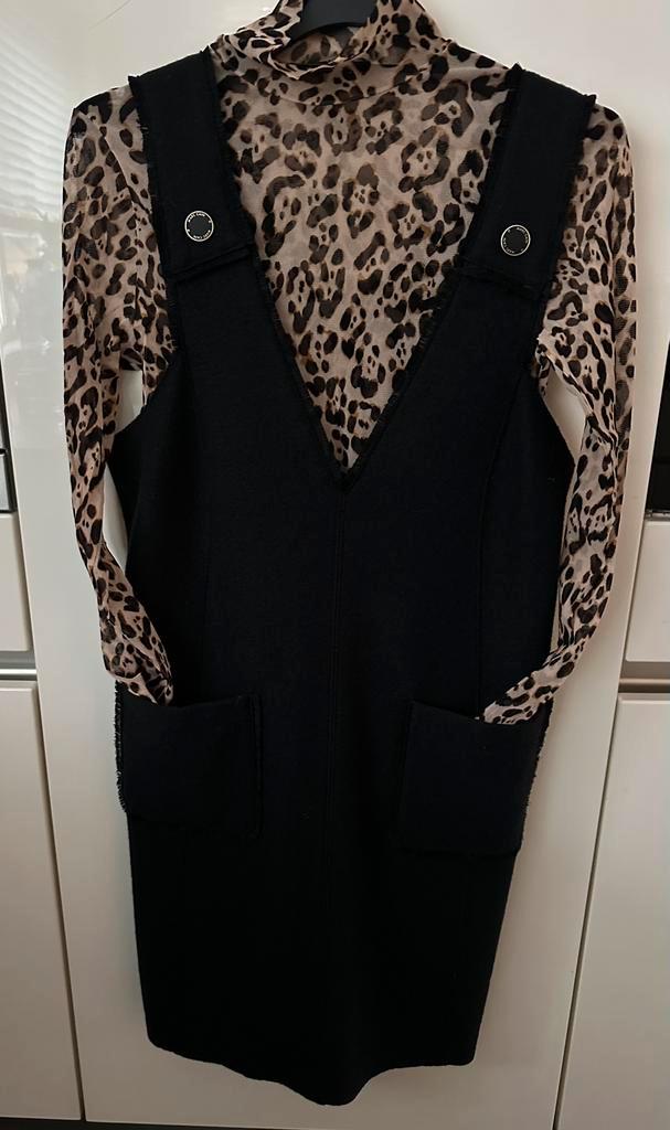 Jurkje Marc Cain maat 4, Kleding | Dames, Jurken, Zo goed als nieuw, Maat 38/40 (M), Zwart, Boven de knie, Ophalen of Verzenden