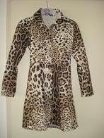 Luipaard shirtjurk, Kinderen en Baby's, Kinderkleding | Maat 128, Ophalen of Verzenden, Nieuw, Meisje, Jurk of Rok