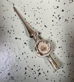 Kleine feathertree deukpiek zilver met wit, Diversen, Kerst, Ophalen of Verzenden, Gebruikt