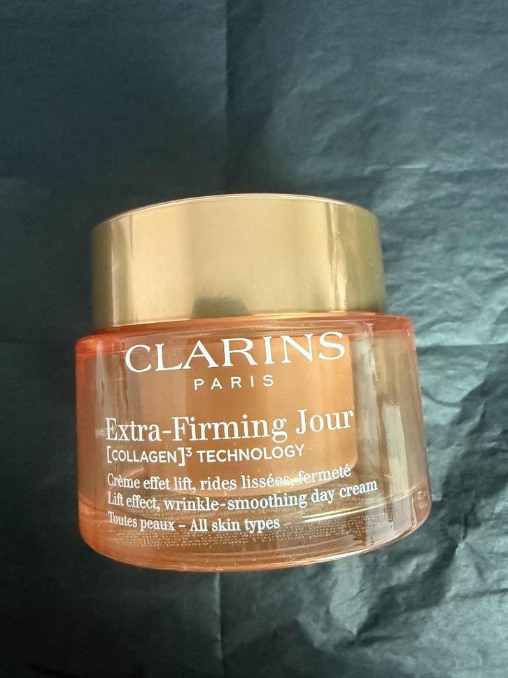 Clarins Extra firming DayCream, Sieraden, Tassen en Uiterlijk, Uiterlijk | Cosmetica en Make-up, Nieuw, Gehele gezicht, Ophalen of Verzenden