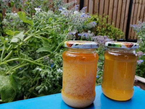 Honing uit hobby imkerij in eigen tuin, Diversen, Levensmiddelen, Ophalen of Verzenden