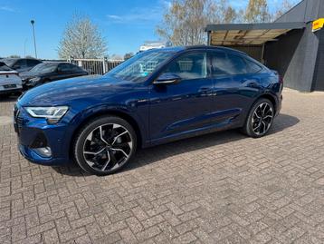 Audi e-tron 55 Quattro S-Line Panorama dak 408pk 2023 Blauw beschikbaar voor biedingen