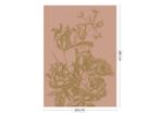 Behang kek amsterdam engraved flowers gold metallics, Huis en Inrichting, Stoffering | Behang, Ophalen of Verzenden, Minder dan 10 m²