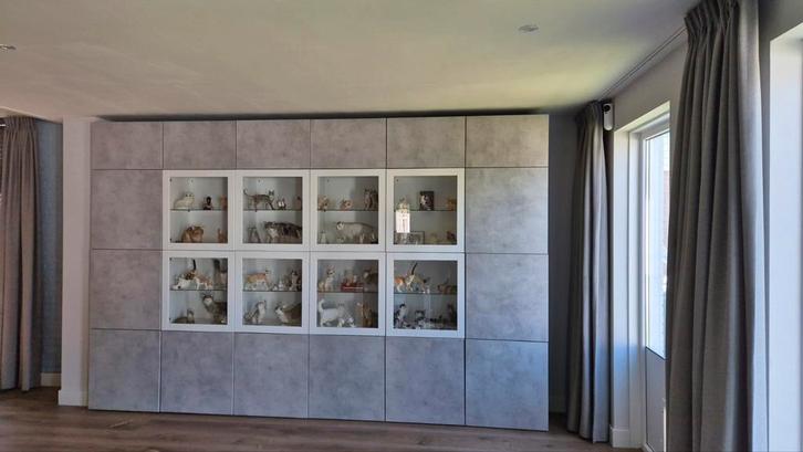 Ikea besta / kallviken kast, Huis en Inrichting, Kasten | Dressoirs, Zo goed als nieuw, 200 cm of meer, 25 tot 50 cm, Met deur(en)