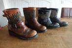 2 X ASH trash biker boots laarzen maat 36, Bruin, Lage of Enkellaarzen, Ophalen of Verzenden, Zo goed als nieuw