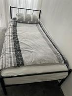 Bed, Ophalen, 90 cm, Eenpersoons, Zwart