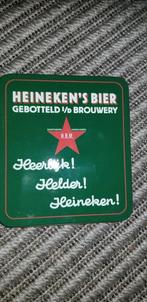 Heineken  onderzetters in blik nieuw, Verzamelen, Biermerken, Ophalen of Verzenden, Nieuw
