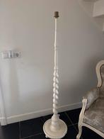 Brocante Houten Draailampvoet, Huis en Inrichting, Lampen | Vloerlampen, Ophalen of Verzenden, Gebruikt, Hout, Minder dan 100 cm