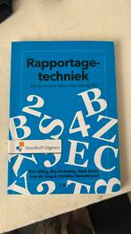 Rapportagetechniek, Boeken, Studieboeken en Cursussen, Ophalen of Verzenden, Beta, Zo goed als nieuw, HBO