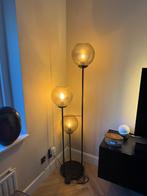Vloerlamp smoke glas 3 bollen straluma, Huis en Inrichting, Lampen | Vloerlampen, Ophalen, Glas, Zo goed als nieuw, 150 tot 200 cm