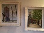 2 schilderijen uit Tiel, Antiek en Kunst, Ophalen