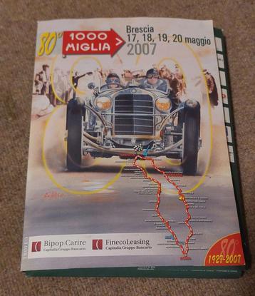 1000 Miglia map 80 jaar uit 2007 bomvol! beschikbaar voor biedingen