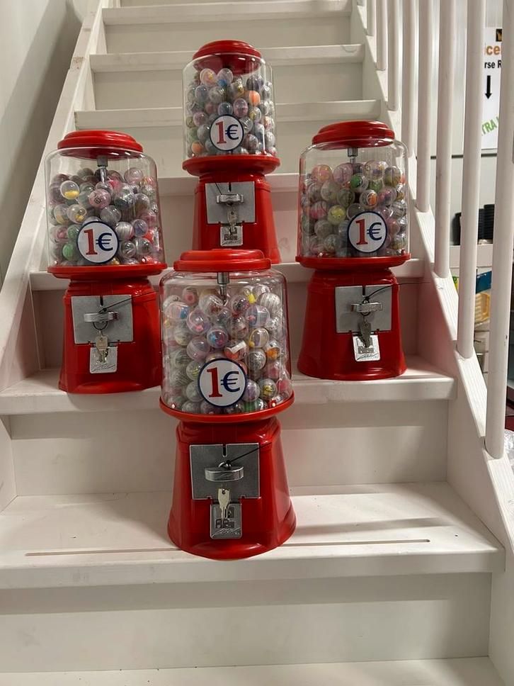 Stuiterballen en kauwgomballen automaat Nieuw, Verzamelen, Automaten | Overige, Nieuw, Ophalen
