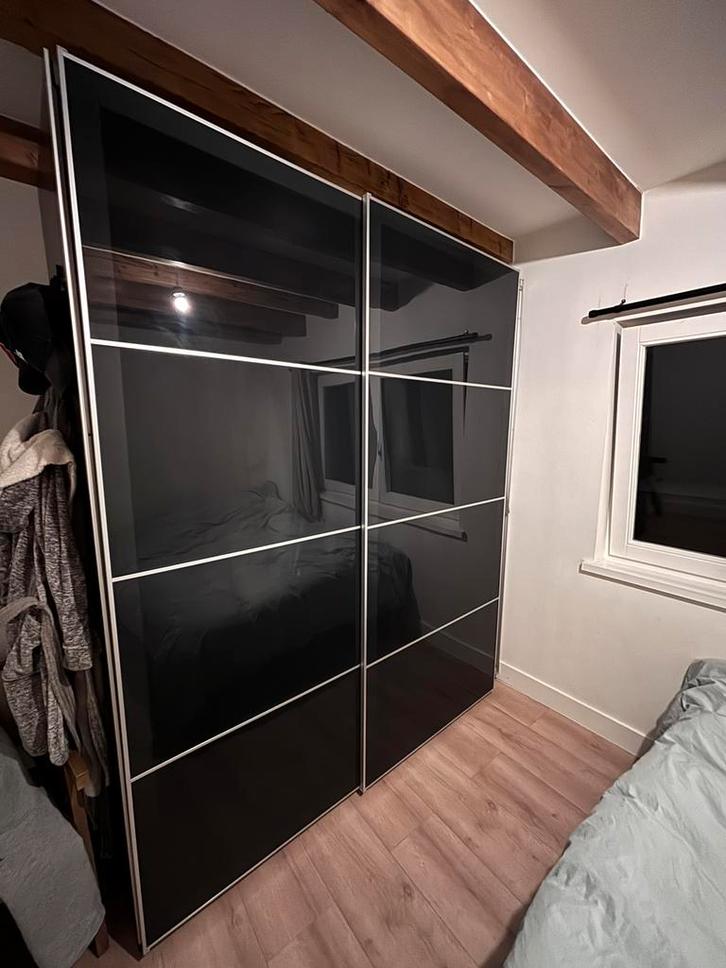 Ikea pax kast schuifdeuren, Huis en Inrichting, Kasten | Kledingkasten, Zo goed als nieuw, 200 cm of meer, 50 tot 75 cm, Ophalen