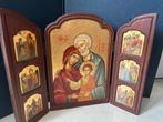 Religieus  drieluik voorstellende Heilige Familie uit 2005, Antiek en Kunst, Ophalen of Verzenden