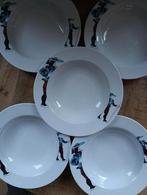5 diepe borden picasso, Ophalen of Verzenden, Zo goed als nieuw, Bord(en), Overige stijlen