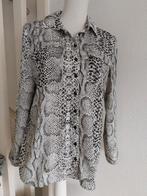 Slangenprint Blouse maat S/M, Maat 38/40 (M), Zwart, Ophalen of Verzenden, Onbekend