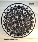 Zwarte gehaakte mandala, Ophalen of Verzenden, Nieuw