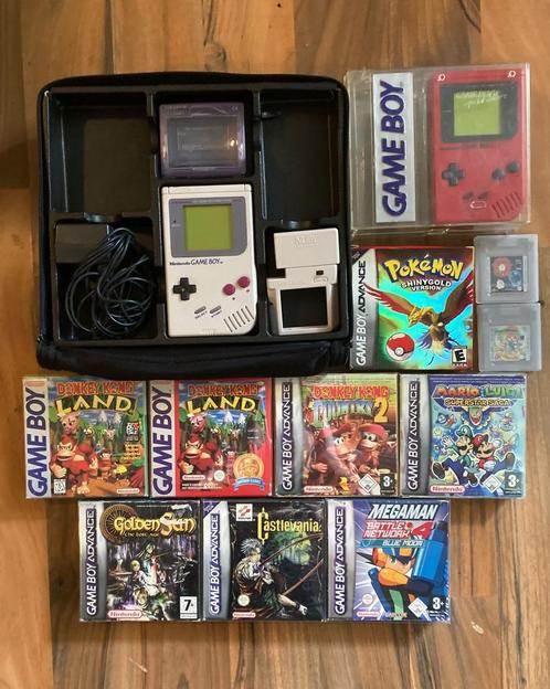Nintendo Gameboy consoles en spellen, Spelcomputers en Games, Spelcomputers | Nintendo Game Boy, Zo goed als nieuw, Ophalen of Verzenden