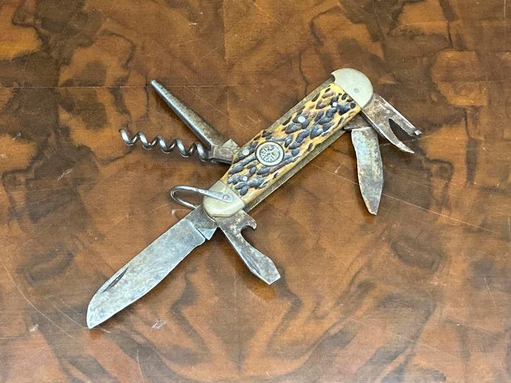 Vintage antiek H. Böker Tree brand Solingen zakmes mes, Caravans en Kamperen, Kampeergereedschap, Gebruikt, Ophalen of Verzenden