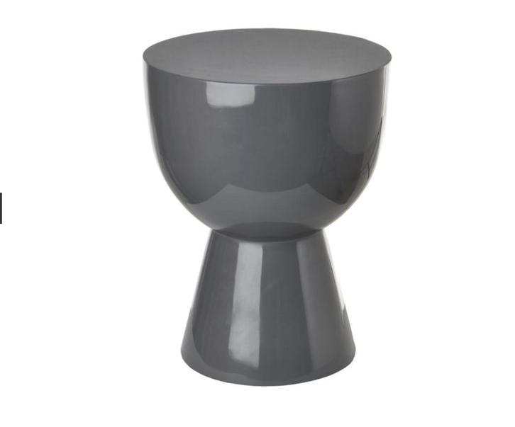 POLSPOTTEN Tip Tap bijzettafel betongrijs | Van €350, nu, Huis en Inrichting, Tafels | Bijzettafels, Nieuw, Rond, 45 tot 60 cm