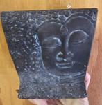 2 bloempotten met budha erop., Huis en Inrichting, Ophalen, Gebruikt, Overige kleuren, Aardewerk of Porselein