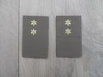 Rangonderscheidingsteken Eerste luitenant regenjas KL nw, Verzamelen, Ophalen of Verzenden, Landmacht, Nederland, Embleem of Badge