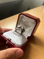Vintage Cartier Witgoud Dolfijnen ring | +certificaat | ZGAN, Sieraden, Tassen en Uiterlijk, Ringen, Ophalen of Verzenden, Met edelsteen