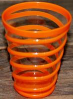 Beker met oranje versiering, Overige materialen, Overige typen, Nieuw, Ophalen of Verzenden