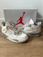 Jordan 4 Retro White Oreo, Ophalen of Verzenden, Gedragen, Wit, Sneakers of Gympen