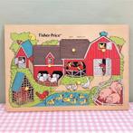 Vintage Fisher Price houten puzzel boerderij no. 2711 oud, Kinderen en Baby's, Speelgoed | Fisher-Price, Ophalen of Verzenden