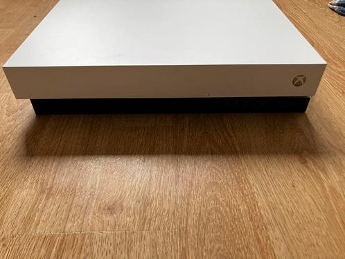 Xbox one x Robot White Special Edition met kabel en controlr, Spelcomputers en Games, Spelcomputers | Xbox One, Zo goed als nieuw